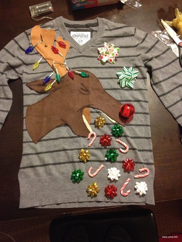 10 ужасных фото рождественских свитеров
